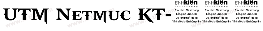 UTM Netmuc KT字体转换